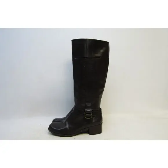 Bandolino Shoes Bandolino Womens Sz 85 M Brown Leather Zip